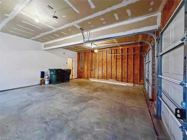 408 Holmes Blvd, Yorktown, VA 23692 - garage with a garage door opener and electric panel