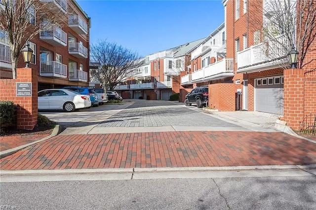 249 W Freemason St Unit 405, Norfolk, VA 23510 - view of decorative road with a residential view, street lighting, and curbs