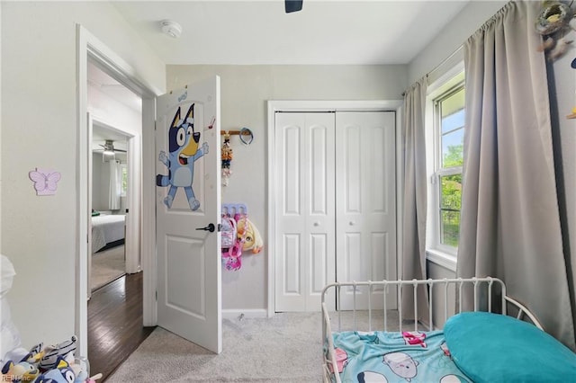 23 Stonewall Ter, Hampton, VA 23666 - carpeted bedroom with a closet and baseboards