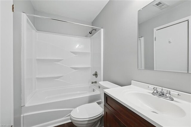 5101 Glenwood Way, Virginia Beach, VA 23456 - full bath featuring toilet, vanity, and tub / shower combination