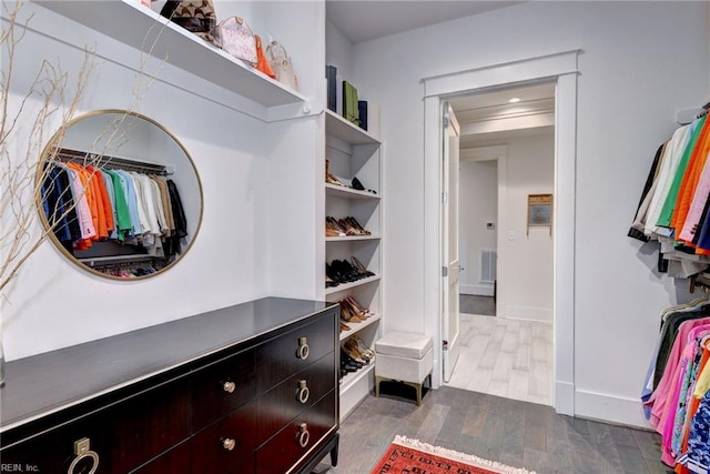 103 Enclave Ct, Williamsburg, VA 23185 - spacious closet featuring wood finished floors