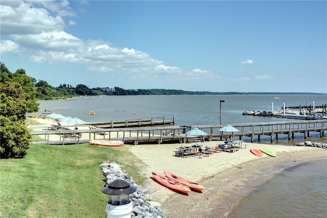 103 Enclave Ct, Williamsburg, VA 23185 - dock featuring a water view
