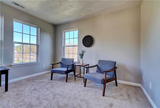 100 Langston Ct, Franklin, VA 23851 - living area featuring carpet floors and baseboards