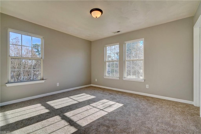 100 Langston Ct, Franklin, VA 23851 - carpeted spare room featuring healthy amount of natural light and baseboards