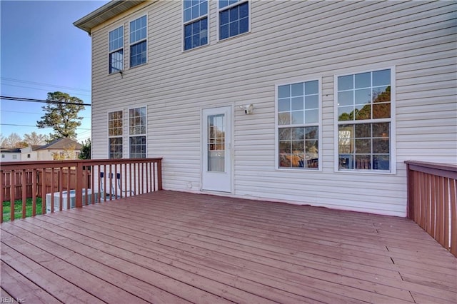 100 Langston Ct, Franklin, VA 23851 - view of wooden terrace