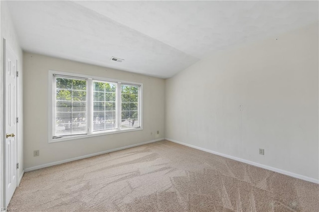 9489 Mooring Dr, Norfolk, VA 23518 - empty room with carpet floors, baseboards, and vaulted ceiling