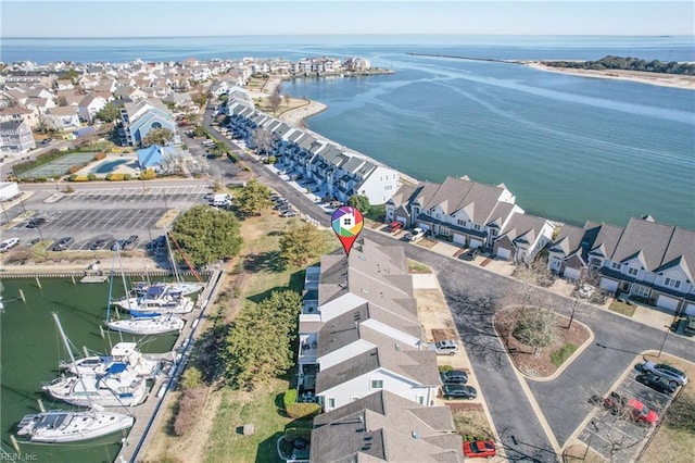 9489 Mooring Dr, Norfolk, VA 23518 - bird's eye view of a large body of water