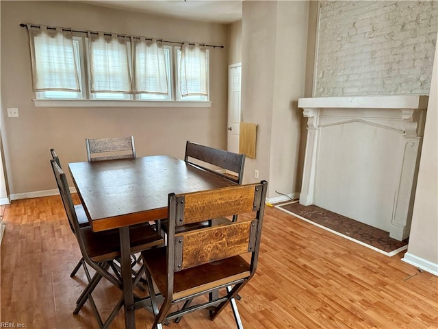 307 W 30th St, Norfolk, VA 23508 - dining space featuring light wood-type flooring and baseboards