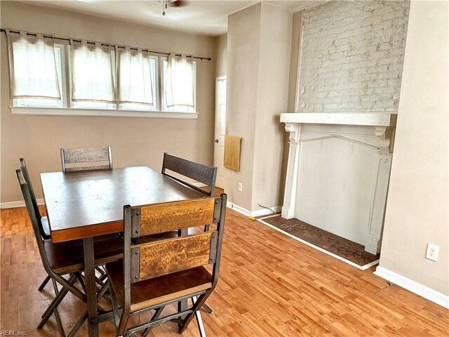 307 W 30th St, Norfolk, VA 23508 - dining area featuring wood finished floors and baseboards