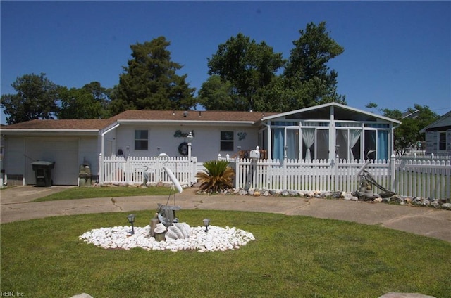 450 Benthall Rd, Hampton, VA 23664 - view of front facade with an attached garage