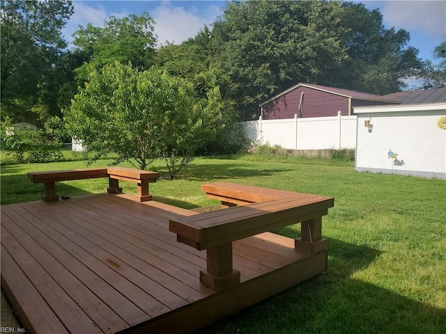 1215 Hale Dr, Hampton, VA 23663 - view of wooden deck