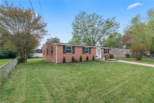 1215 Hale Dr, Hampton, VA 23663 - single story home featuring brick siding