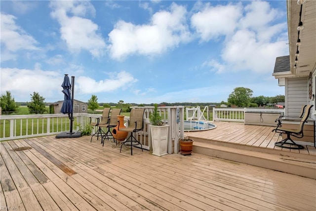 506 Everett Dr, Elizabeth City, NC 27909 - view of wooden terrace