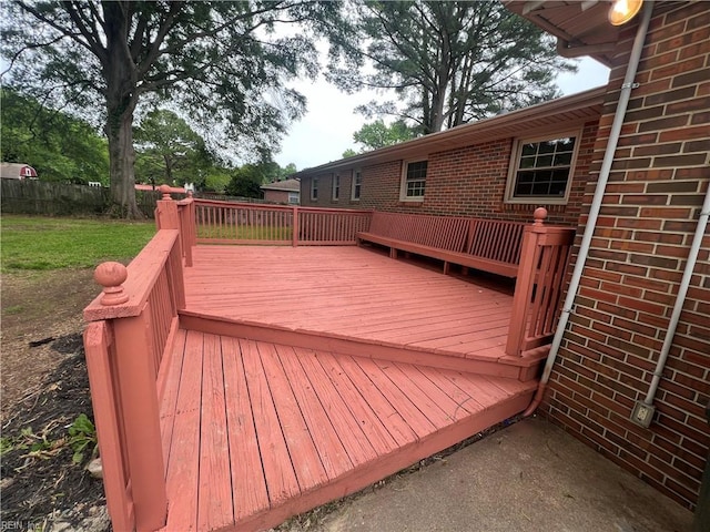 6217 Apple St, Suffolk, VA 23435 - view of wooden terrace