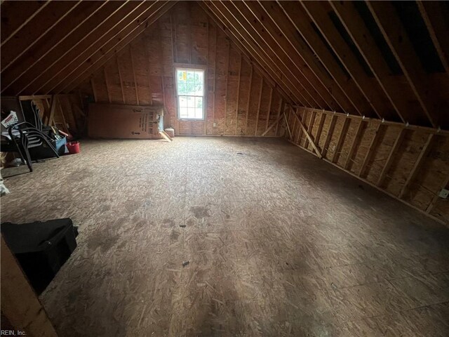 6217 Apple St, Suffolk, VA 23435 - view of unfinished attic