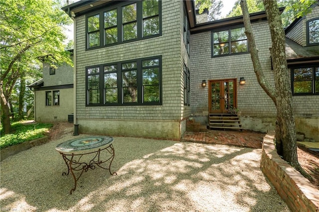 440 Goodspeed Rd, Virginia Beach, VA 23451 - rear view of property featuring french doors, entry steps, and a patio area