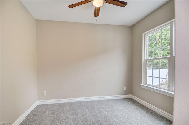 501 Beagle Gap Ct, Chesapeake, VA 23320 - carpeted spare room featuring healthy amount of natural light, ceiling fan, and baseboards