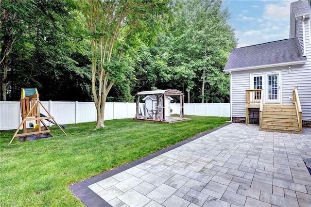604 Schooner Blvd, Williamsburg, VA 23185 - view of yard featuring a patio and a playground