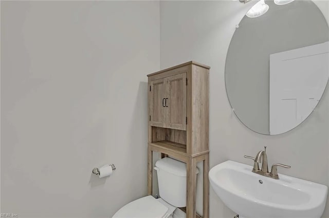 101 Daybeacon St, Yorktown, VA 23692 - half bathroom with a sink and toilet