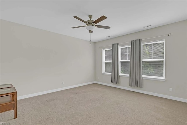 101 Daybeacon St, Yorktown, VA 23692 - empty room with baseboards, ceiling fan, and carpet