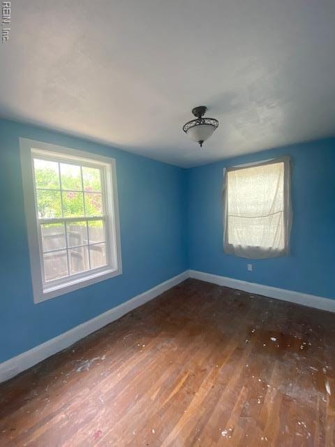 12 Brierdale Pl, Portsmouth, VA 23702 - empty room featuring hardwood / wood-style flooring and baseboards