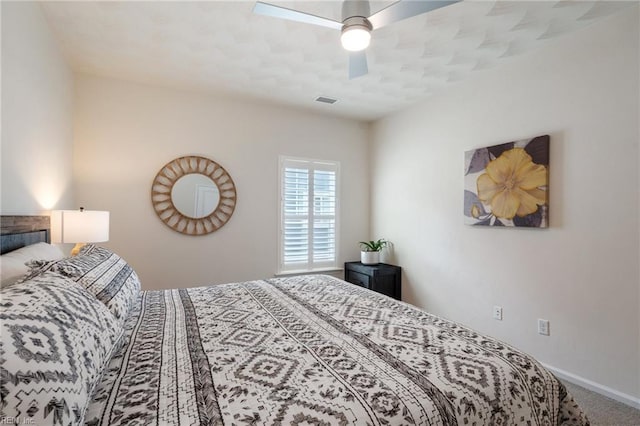 145 Beacon Run, Suffolk, VA 23435 - bedroom featuring carpet floors, ceiling fan, and baseboards