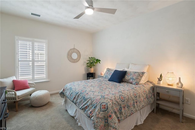 145 Beacon Run, Suffolk, VA 23435 - carpeted bedroom featuring baseboards and a ceiling fan