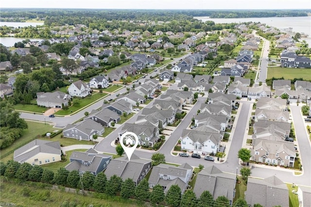145 Beacon Run, Suffolk, VA 23435 - aerial view of property's location featuring nearby suburban area and a nearby body of water
