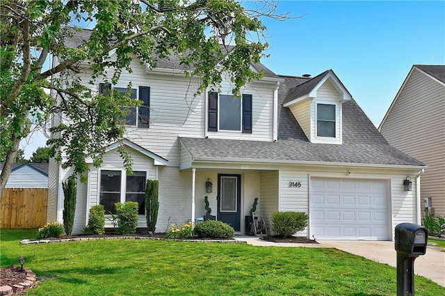 3145 Crestwood Ln, Virginia Beach, VA 23453 - view of front of property with a shingled roof, driveway, and an attached garage