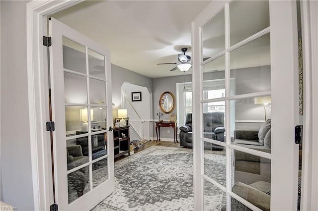3145 Crestwood Ln, Virginia Beach, VA 23453 - office area with ceiling fan