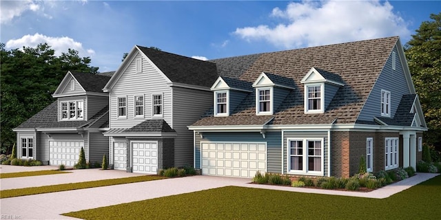 1284 Treviso Bay, Williamsburg, VA 23188 - view of front facade featuring concrete driveway, an attached garage, and a front yard