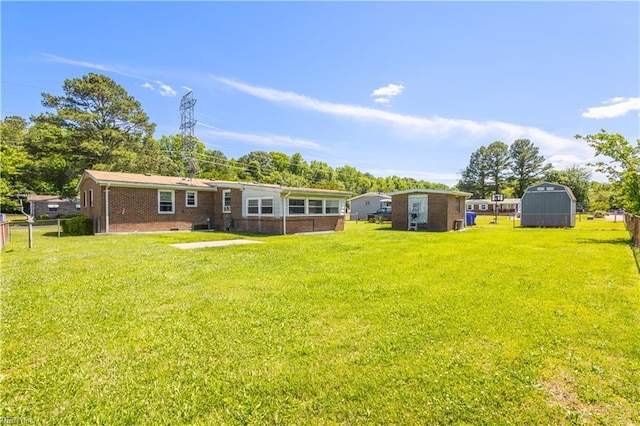 1204 Blythewood Ln, Suffolk, VA 23434 - rear view of house with brick siding