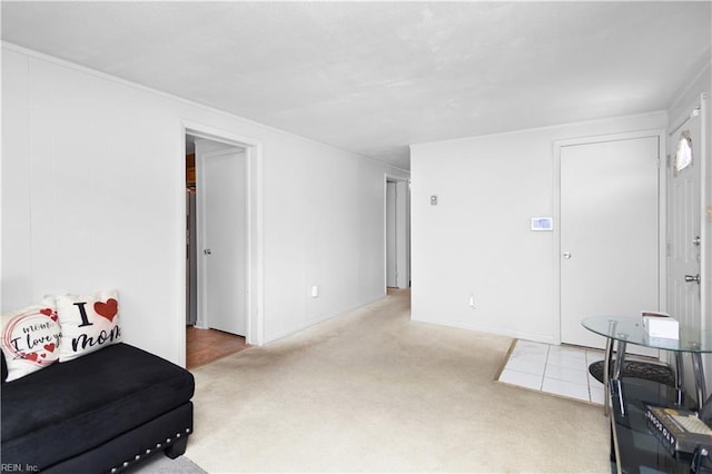 1204 Blythewood Ln, Suffolk, VA 23434 - living room featuring carpet and baseboards