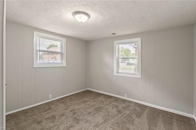 5553 Rock Creek Ln, Virginia Beach, VA 23462 - unfurnished room featuring carpet, a textured ceiling, and baseboards