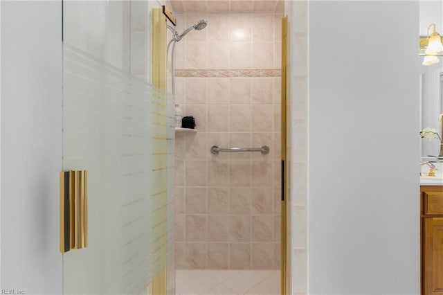 118 Goose Hill Way, Smithfield, VA 23430 - bathroom with a shower stall and vanity