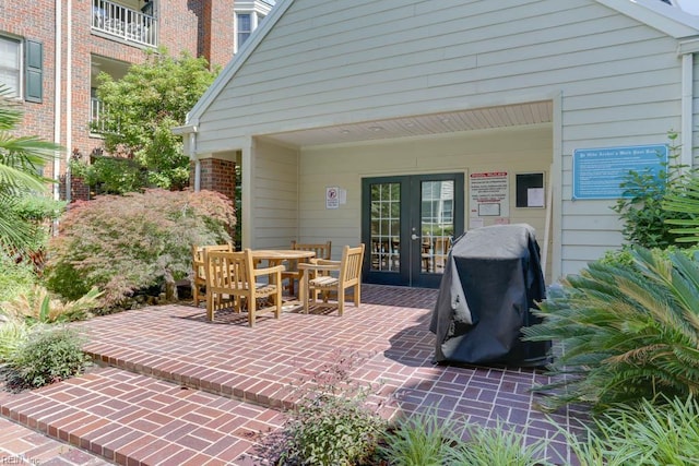 321 Duke St Unit 133, Norfolk, VA 23510 - view of patio featuring french doors