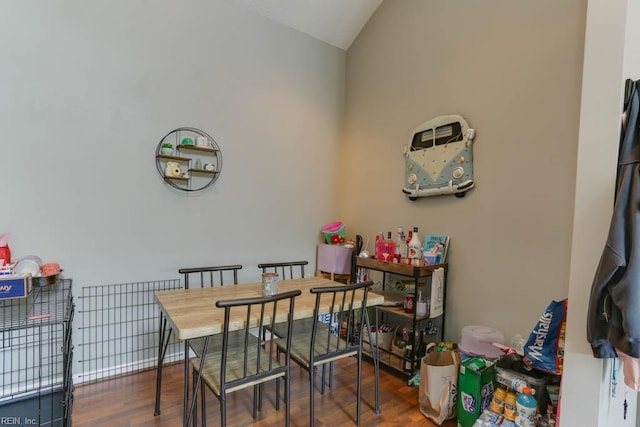321 Duke St Unit 133, Norfolk, VA 23510 - dining space featuring lofted ceiling