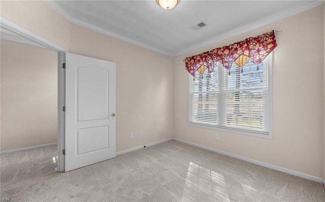 2881 Rose Garden Way, Virginia Beach, VA 23456 - carpeted empty room featuring ornamental molding and baseboards
