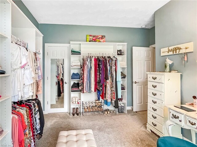 2884 Einstein Dr, Virginia Beach, VA 23456 - walk in closet featuring carpet floors