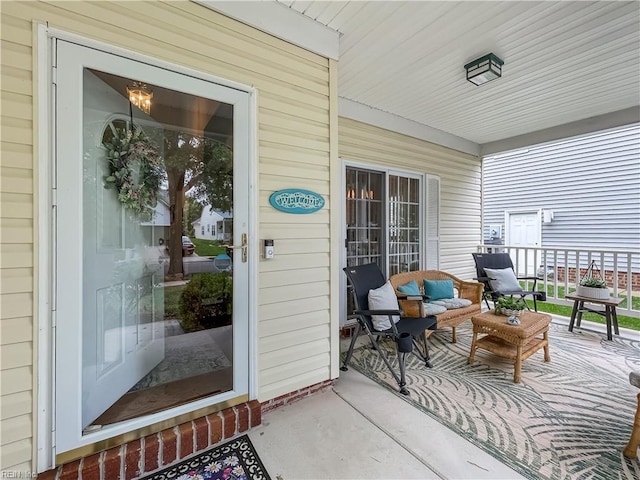 2884 Einstein Dr, Virginia Beach, VA 23456 - doorway to property featuring a porch