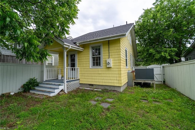 319 N First St, Hampton, VA 23664 - back of house featuring a gate