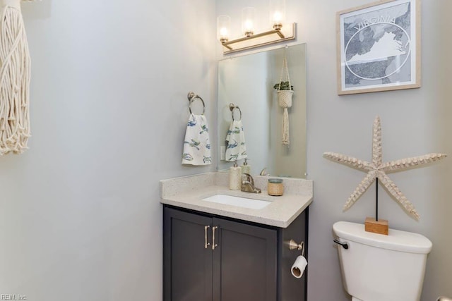 7412 Glenroie Ave, Norfolk, VA 23505 - half bath featuring vanity and toilet