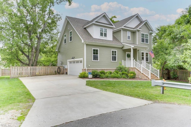 7412 Glenroie Ave, Norfolk, VA 23505 - view of front of house featuring concrete driveway, a garage, and a shingled roof
