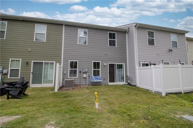 1621 Redwing Arch, Chesapeake, VA 23323 - rear view of house featuring central air condition unit