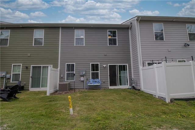 1621 Redwing Arch, Chesapeake, VA 23323 - rear view of property with central AC