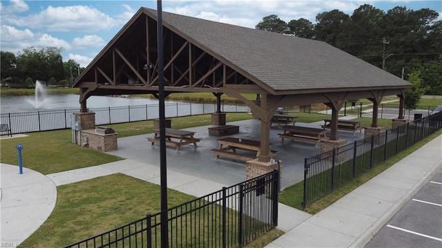 1621 Redwing Arch, Chesapeake, VA 23323 - view of property's community with a gazebo and a water view