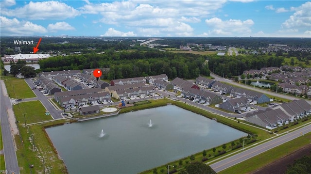 1621 Redwing Arch, Chesapeake, VA 23323 - aerial view of property and surrounding area featuring a nearby body of water and nearby suburban area