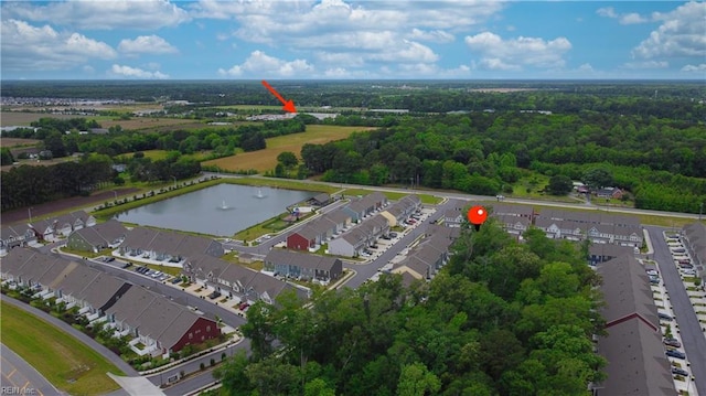 1621 Redwing Arch, Chesapeake, VA 23323 - aerial overview of property's location with a nearby body of water