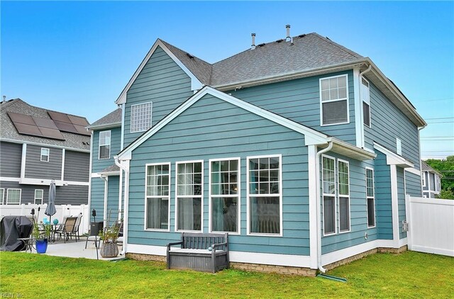 3729 Longhill Arch, Chesapeake, VA 23323 - back of property featuring a patio
