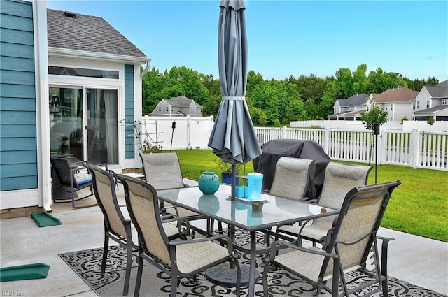 3729 Longhill Arch, Chesapeake, VA 23323 - view of patio / terrace featuring outdoor dining space